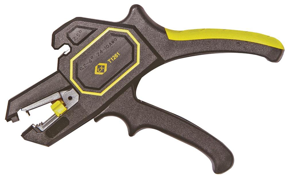 CK TOOLS Wire T1261 AUTOMATIC WIRE STRIPPER, 0.2MM2 TO 6MM2 CK TOOLS 3263427 T1261
