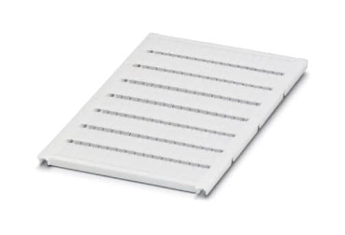 PHOENIX CONTACT Terminal Block Markers UC-TM 4 MARKER SHEET, BLANK, 4.2MM, WHITE, TB PHOENIX CONTACT 3242806 UC-TM 4