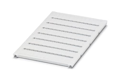 PHOENIX CONTACT Terminal Block Markers UC-TM 5 CUS MARKER SHEET, BLANK, 5.2MM, WHITE, TB PHOENIX CONTACT 3242807 UC-TM 5 CUS