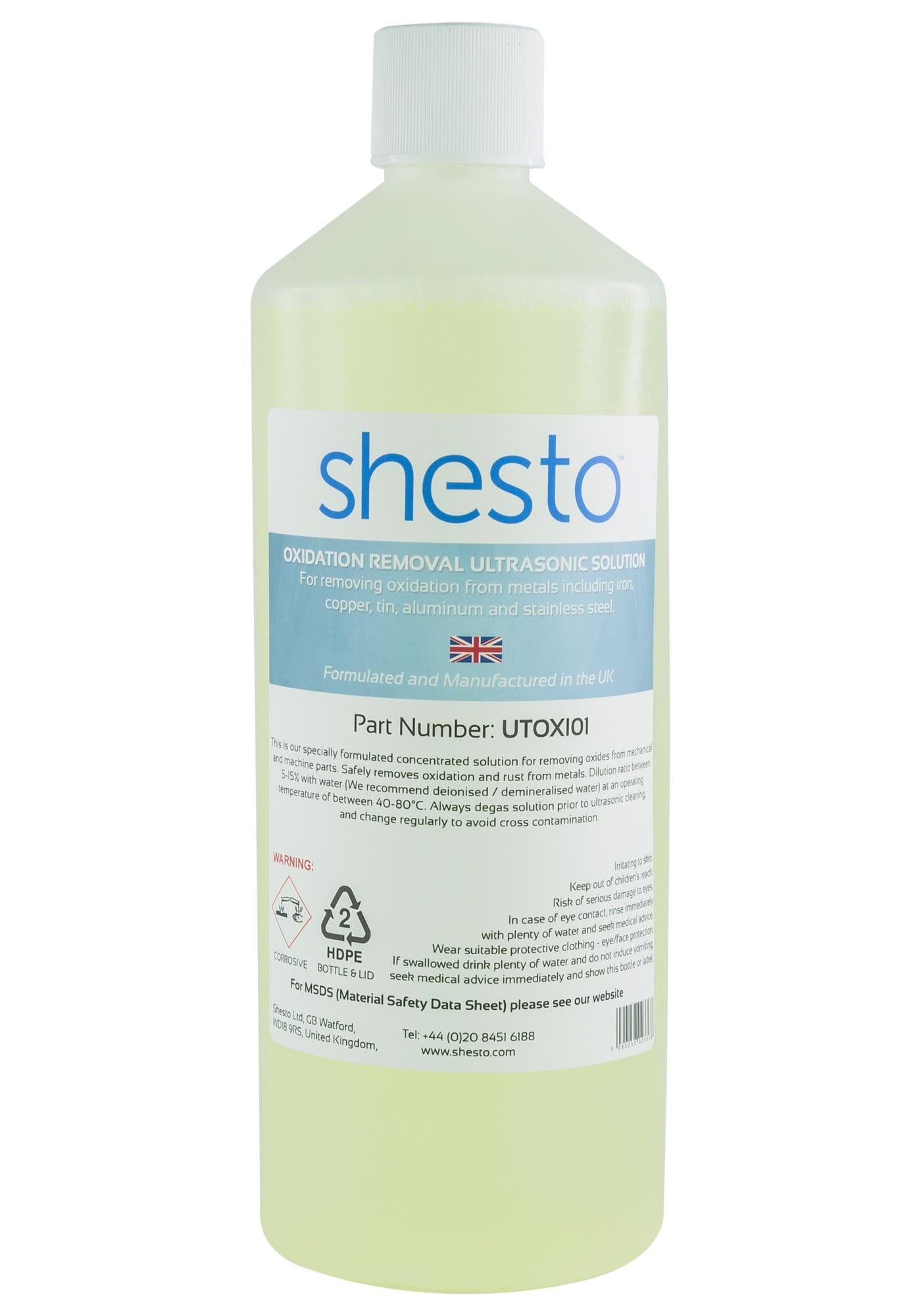 SHESTO Cleaning UTOXI01 CLEANER, OXIDATION REMOVER, BOTTLE, 1L SHESTO 2759029 UTOXI01