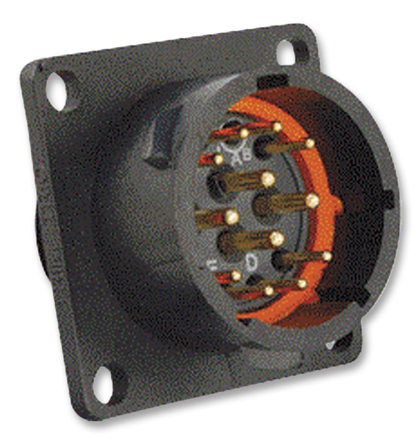 SOURIAU-SUNBANK / EATON Industrial Circular UTS014E12P CIRCULAR, RECEPTACLE, 12 WAY, PANEL SOURIAU-SUNBANK / EATON 2344390 UTS014E12P