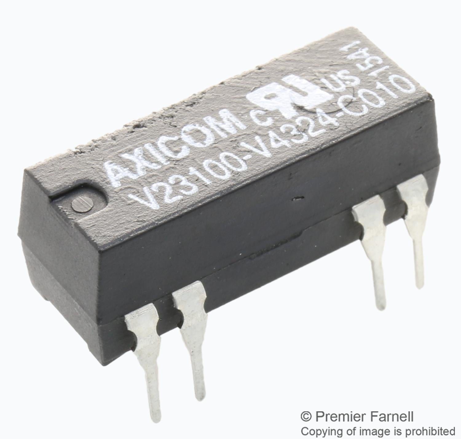 AXICOM - TE CONNECTIVITY Reed V23100V4305C11 REED RELAY, SPDT, 1.2A, 175VDC, TH AXICOM - TE CONNECTIVITY 2747998 V23100V4305C11
