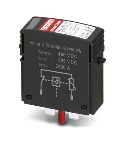 PHOENIX CONTACT Data Line / Mains Surge Protectors VAL-MS 1000DC-PV-ST MAINS SURGE PROTECTOR, 40KA, 585VDC PHOENIX CONTACT 3293326 VAL-MS 1000DC-PV-ST