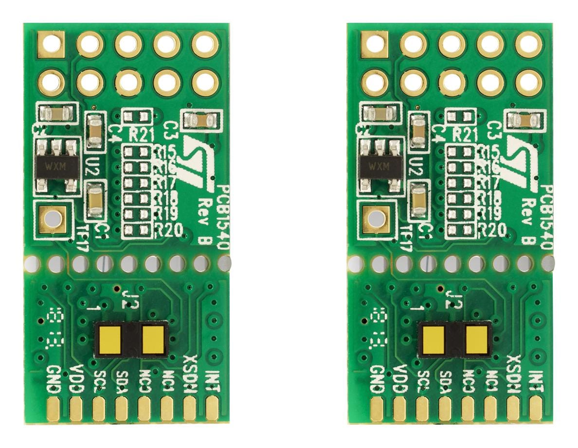 STMICROELECTRONICS Analog Development Kit Accessories VL53L1X-SATEL BREAKOUT BOARD, TOF PROXIMITY SENSOR STMICROELECTRONICS 2980975 VL53L1X-SATEL