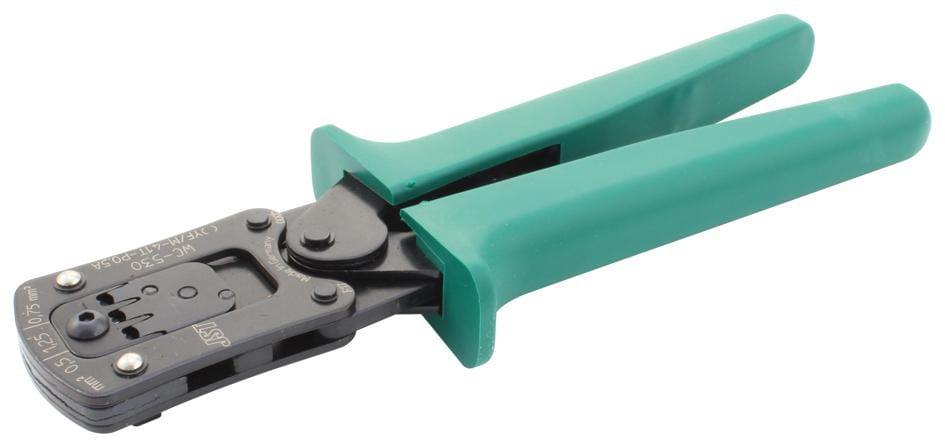 JST (JAPAN SOLDERLESS TERMINALS) Crimp Tools WC-530 HAND CRIMP TOOL, 16AWG-20AWG JST (JAPAN SOLDERLESS TERMINALS) 2846965 WC-530