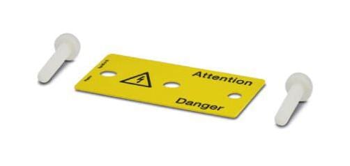 PHOENIX CONTACT Terminal Block Markers WS 5-15 WARNING PLATE, ATT DANGER, 15MM, YEL, TB PHOENIX CONTACT 3242911 WS 5-15