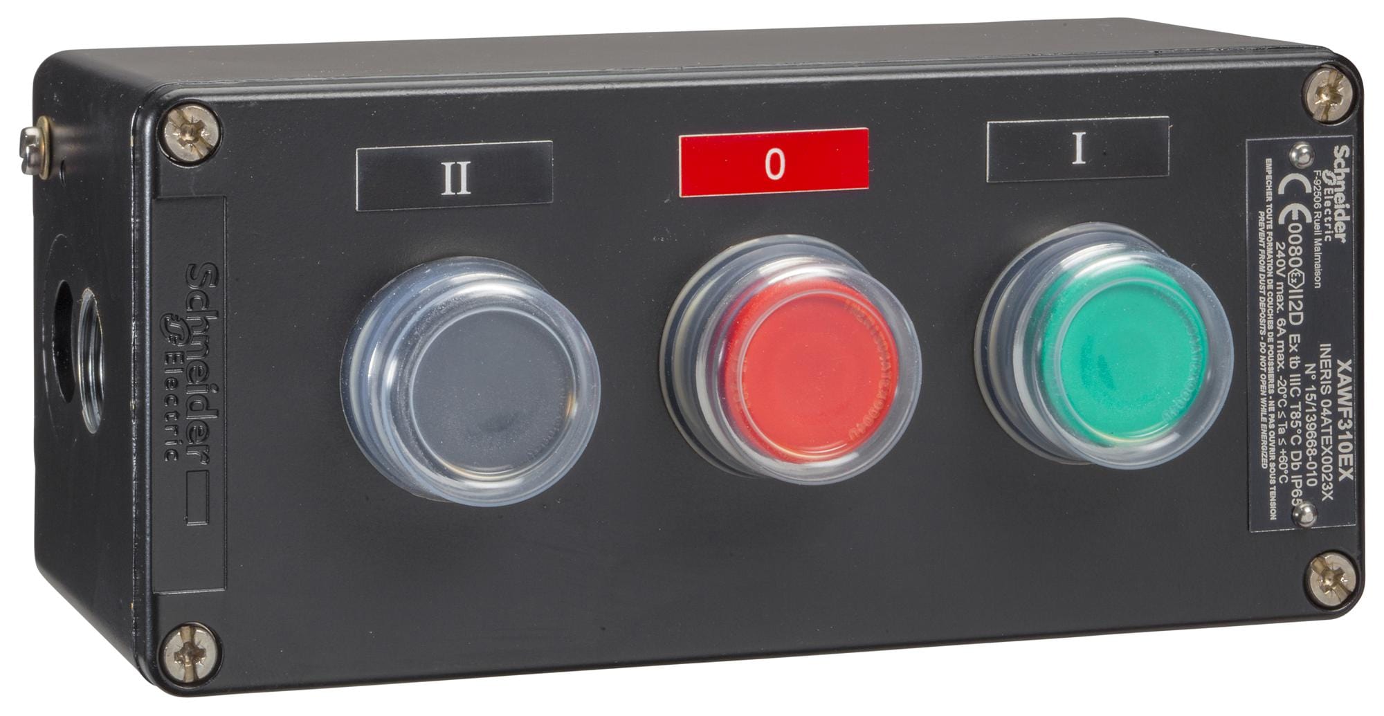SCHNEIDER ELECTRIC Control Station XAWF310EX CONTROL STATION SWITCH, DPST-NO/SPST-NC SCHNEIDER ELECTRIC 3111781 XAWF310EX
