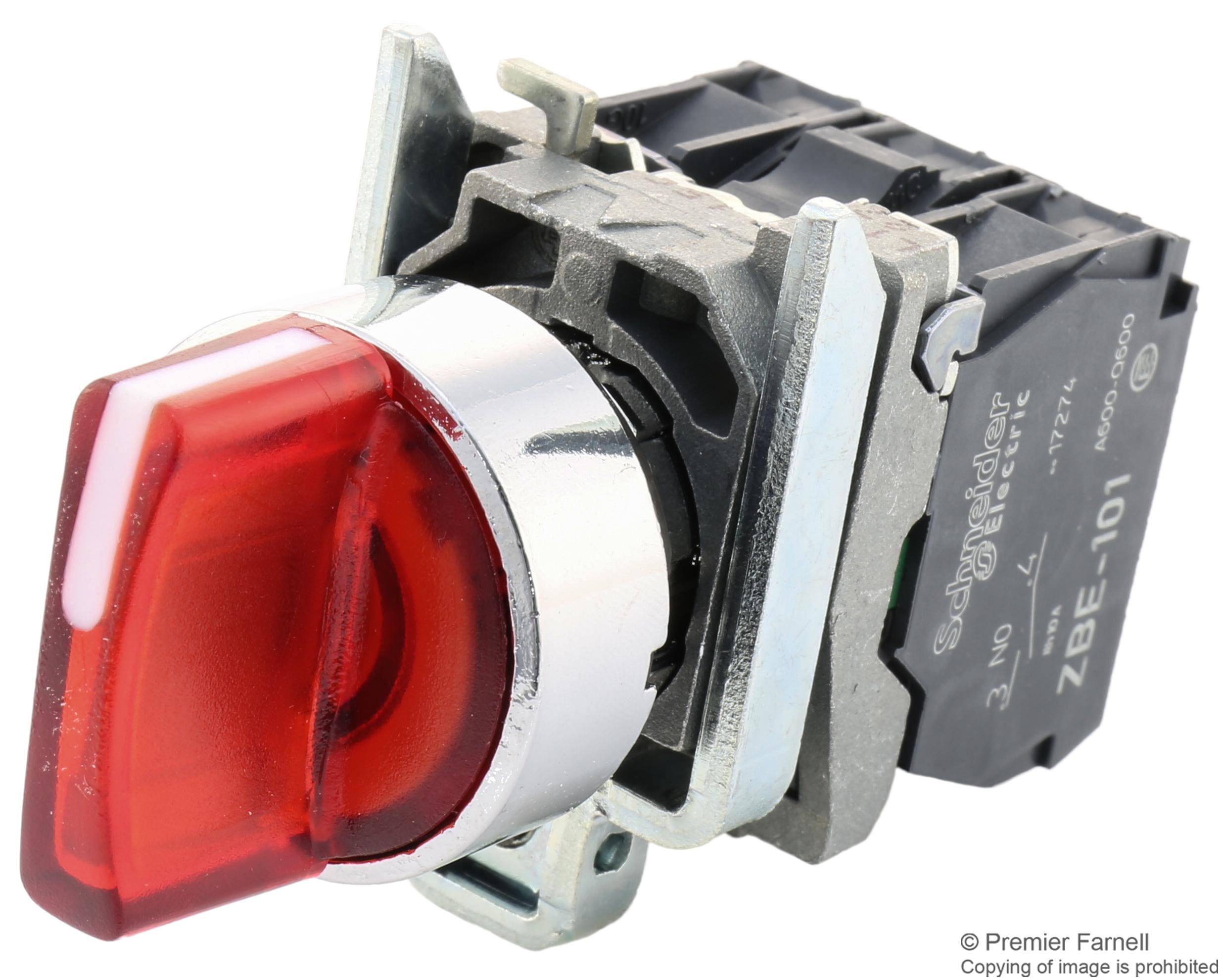 SCHNEIDER ELECTRIC Voltage Selector XB4BK123G5 SELECTOR SWITCH, 2-POLE, 6A, 120VAC SCHNEIDER ELECTRIC 2780592 XB4BK123G5