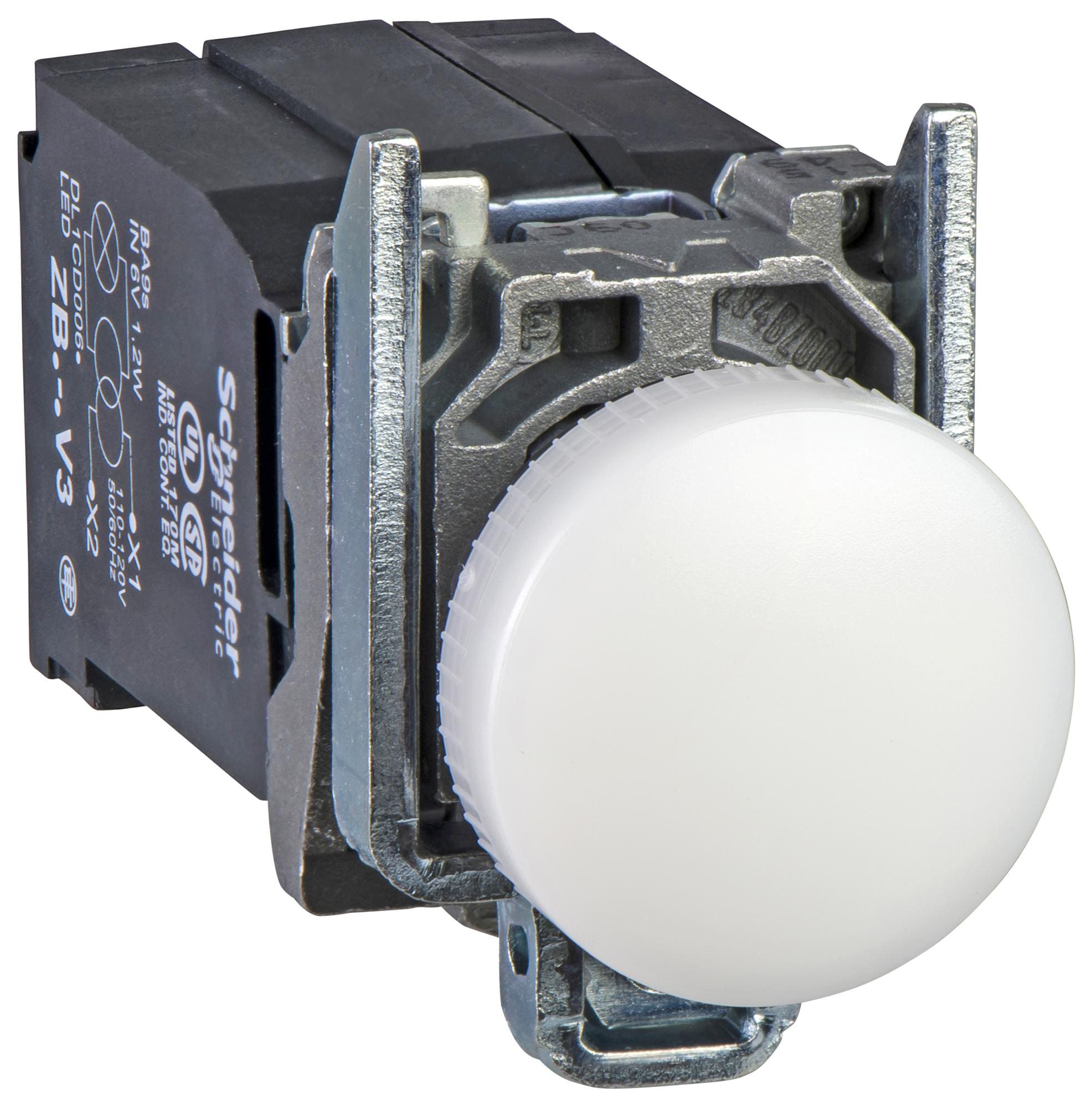 SCHNEIDER ELECTRIC Indicator - Incandescent XB4BV41 PILOT LIGHT, INCANDESCENT, BA9S, 22MM SCHNEIDER ELECTRIC 3110568 XB4BV41