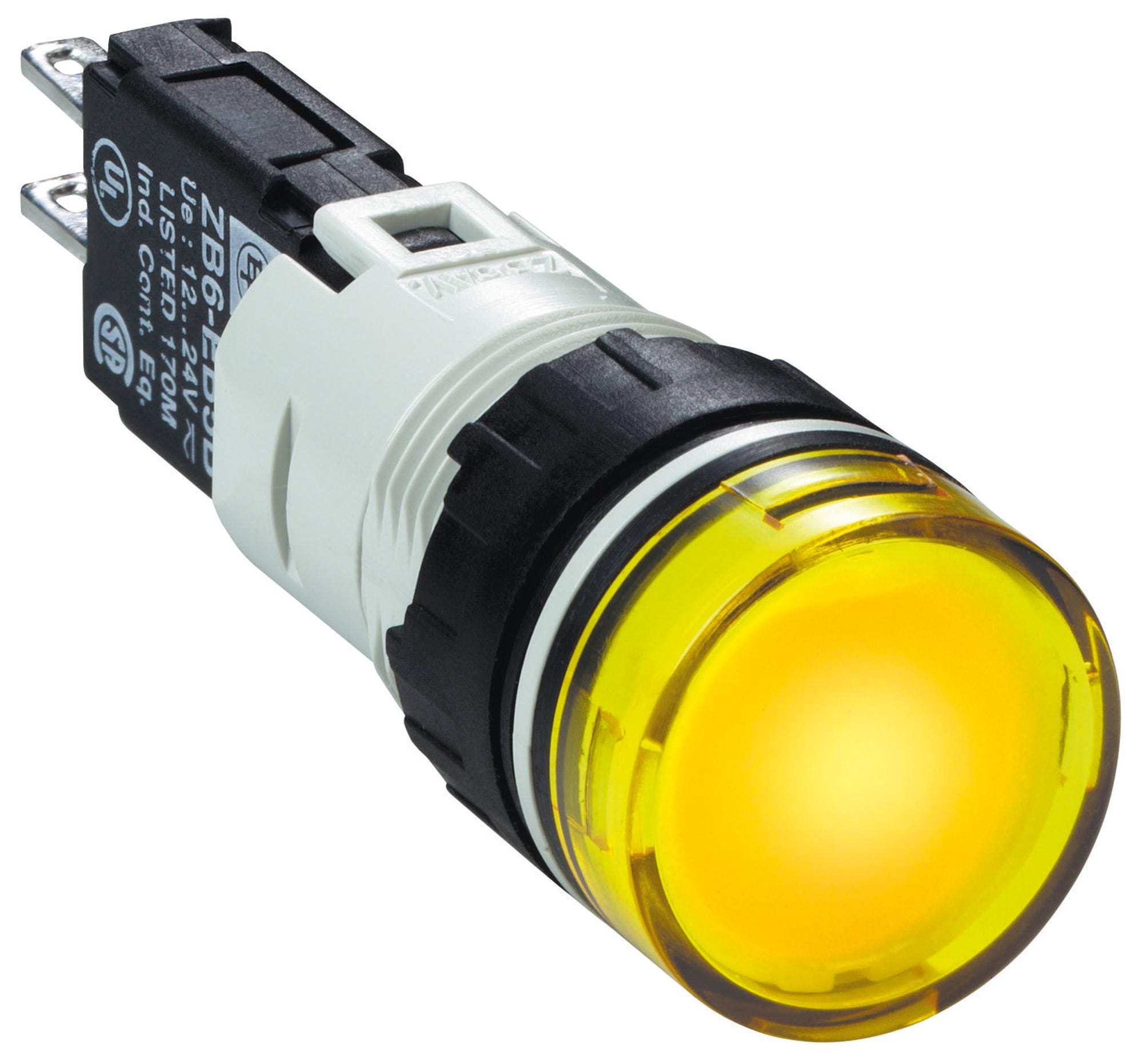 SCHNEIDER ELECTRIC Panel Indicators XB6AV5BB LED PANEL INDICATOR, 16MM, YEL, 24V SCHNEIDER ELECTRIC 3111031 XB6AV5BB