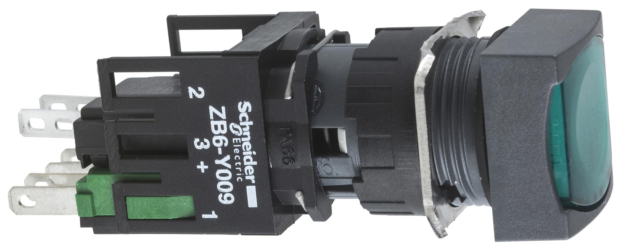SCHNEIDER ELECTRIC illuminated XB6CF3B1B PB SWITCH, SPST-NO, 3A, 120VAC, PANEL SCHNEIDER ELECTRIC 3108782 XB6CF3B1B