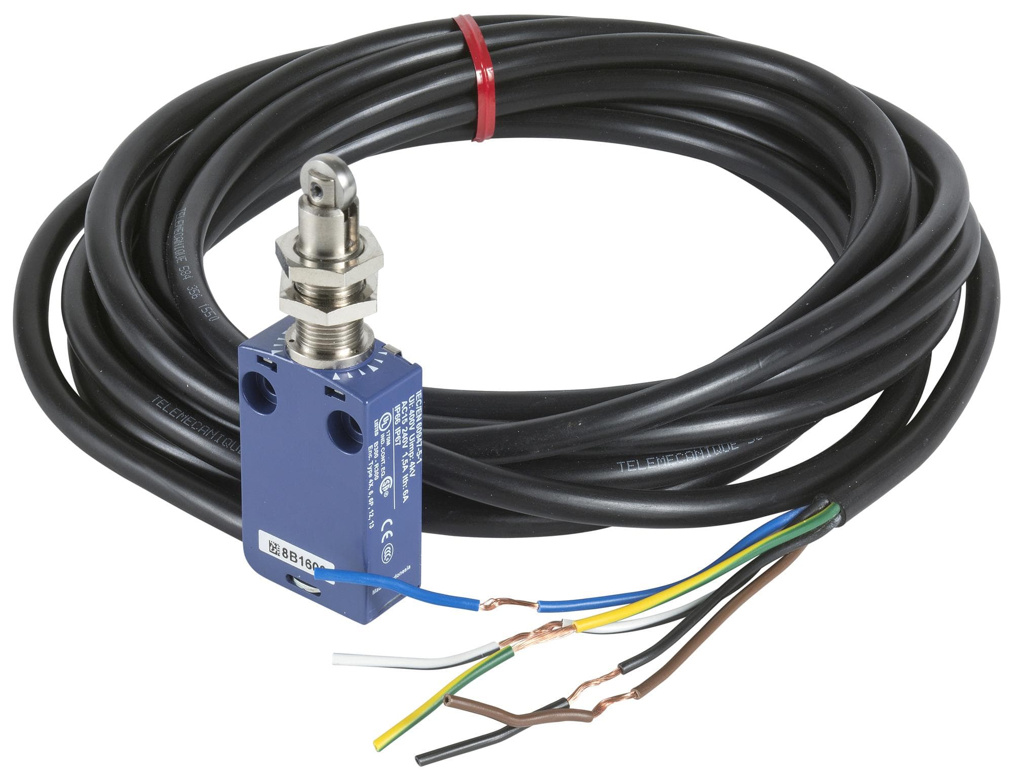 SCHNEIDER ELECTRIC Limit Switch XCMD21F2L3 LIMIT SW, PLUNGER, SPST-NO/NC, 1.5A SCHNEIDER ELECTRIC 3107919 XCMD21F2L3