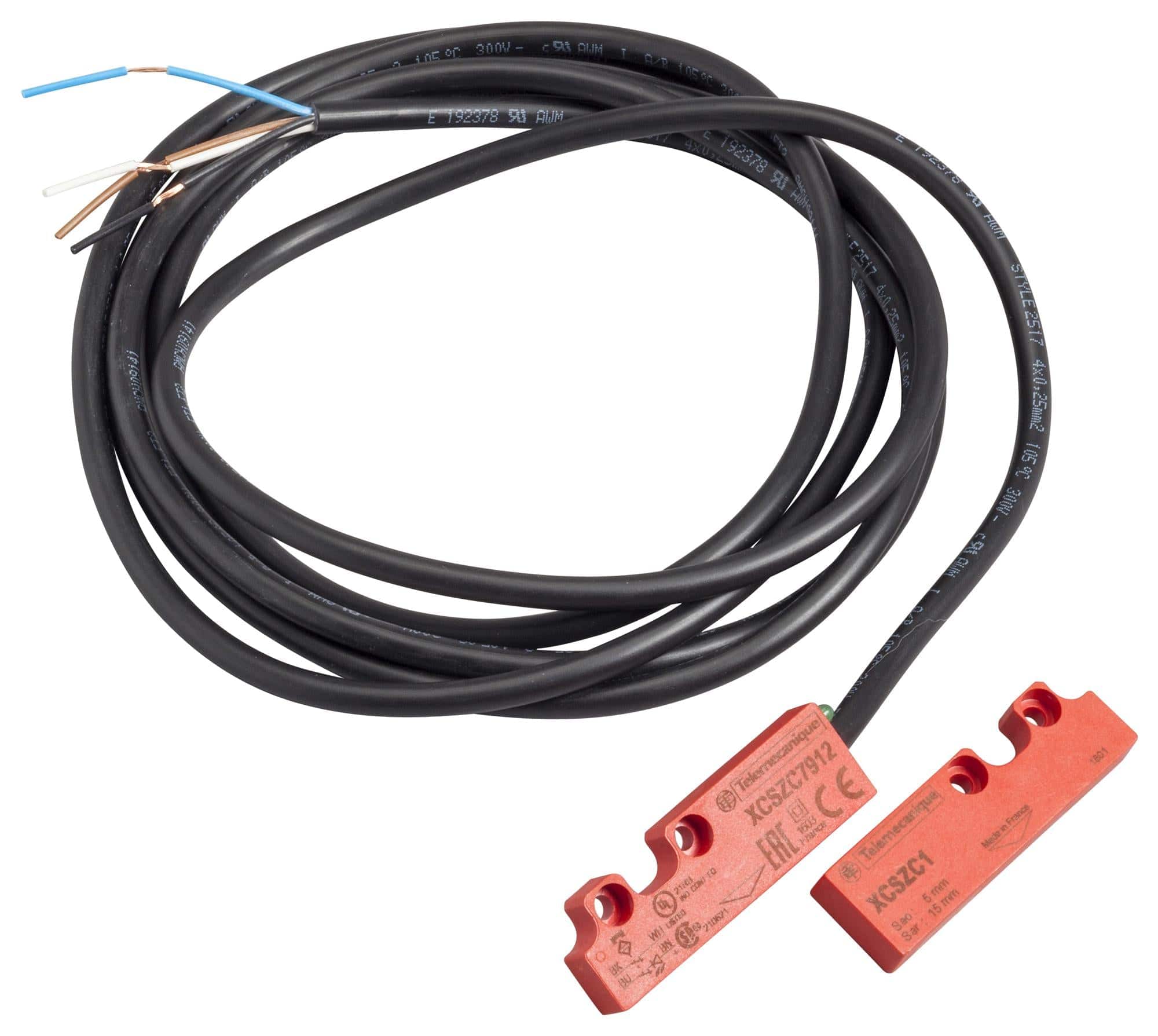 TELEMECANIQUE SENSORS Safety interlock XCSDMC5915 SAFETY SW, SPST-NO/NC, 0.1A, 24V, CABLE TELEMECANIQUE SENSORS 3130595 XCSDMC5915