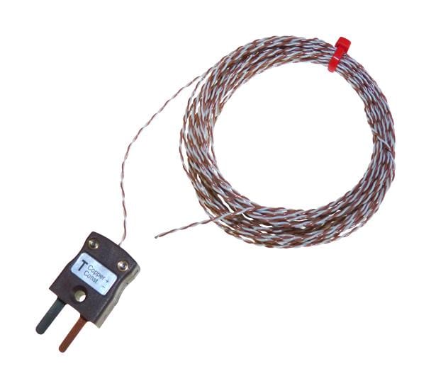 LABFACILITY Thermocouples XF-1540-FAR TC W/PLUG, TYPE T, -75 TO 250DEG C, 10M LABFACILITY 3584280 XF-1540-FAR