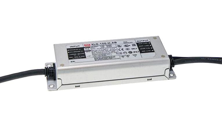 MEAN WELL LED Drivers / PSU XLG-150-H-AB LED DRIVER, CONSTANT CURRENT/VOLT, 150W MEAN WELL 3251648 XLG-150-H-AB