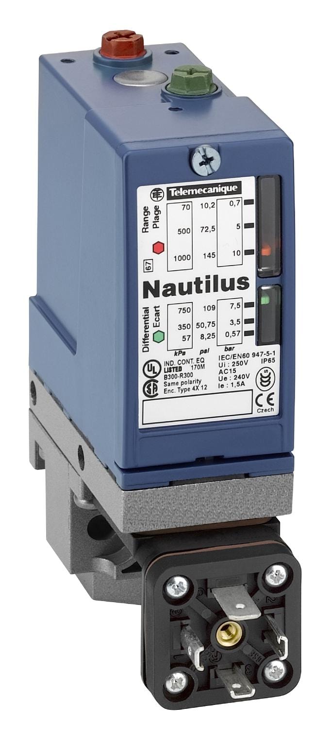 TELEMECANIQUE SENSORS Switches XMLB035A2C11 PRESSURE SWITCH, SPST-CO, 35BAR, PANEL TELEMECANIQUE SENSORS 3131090 XMLB035A2C11