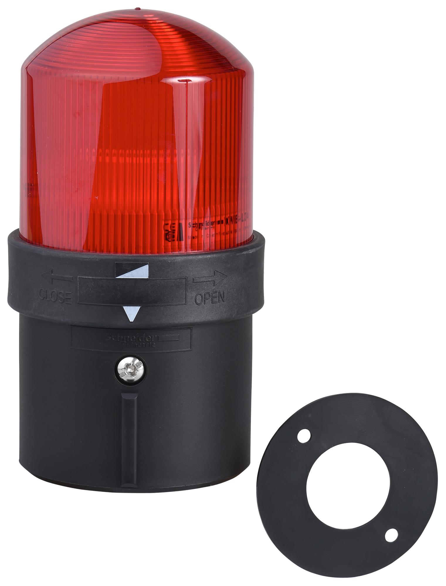 SCHNEIDER ELECTRIC Visual Signal Indicator Units XVBL1B4 VISUAL INDICATOR, FLASHING, RED, 70MM SCHNEIDER ELECTRIC 3116066 XVBL1B4