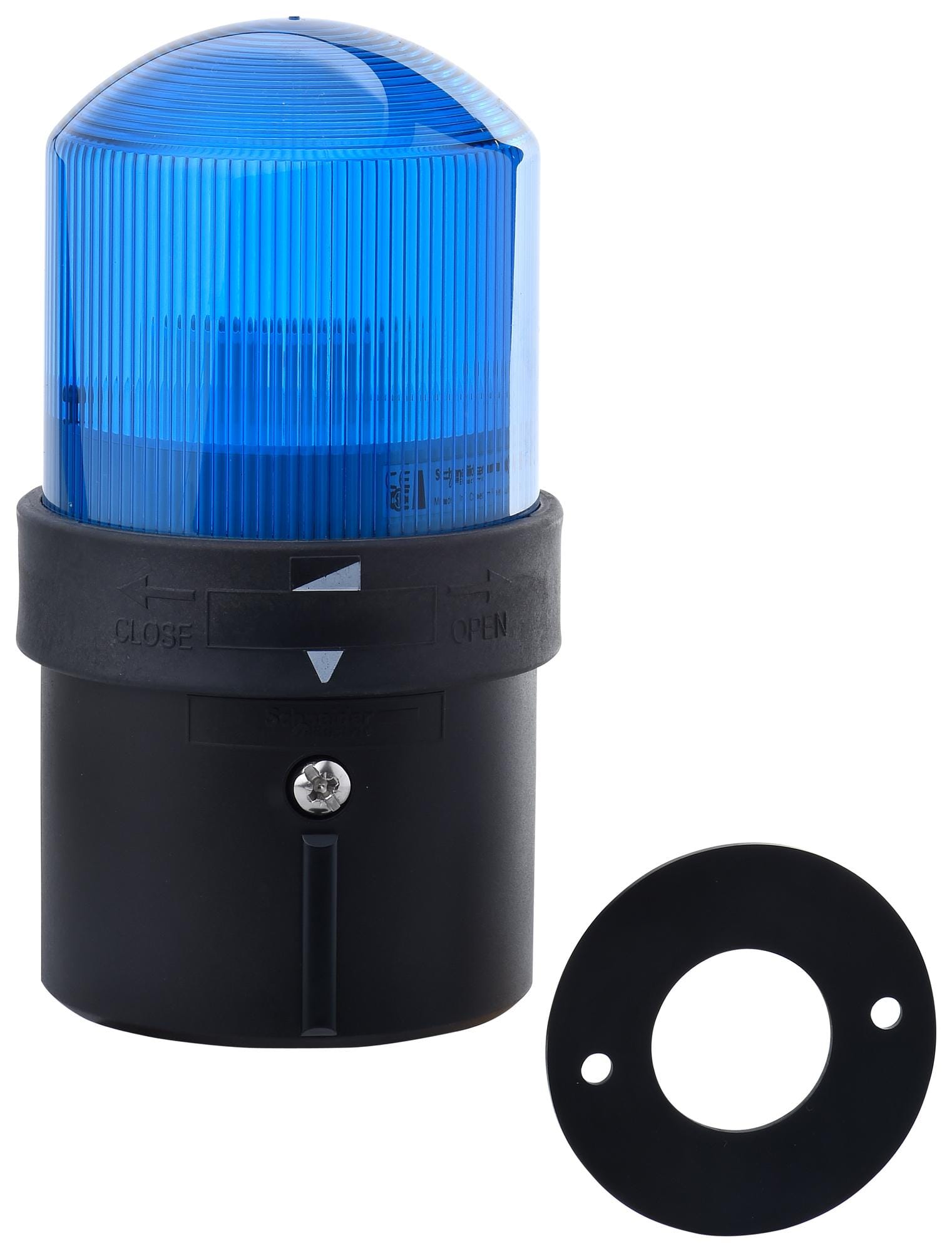SCHNEIDER ELECTRIC Visual Signal Indicator Units XVBL1B6 VISUAL INDICATOR, FLASHING, BLUE, 70MM SCHNEIDER ELECTRIC 3116068 XVBL1B6