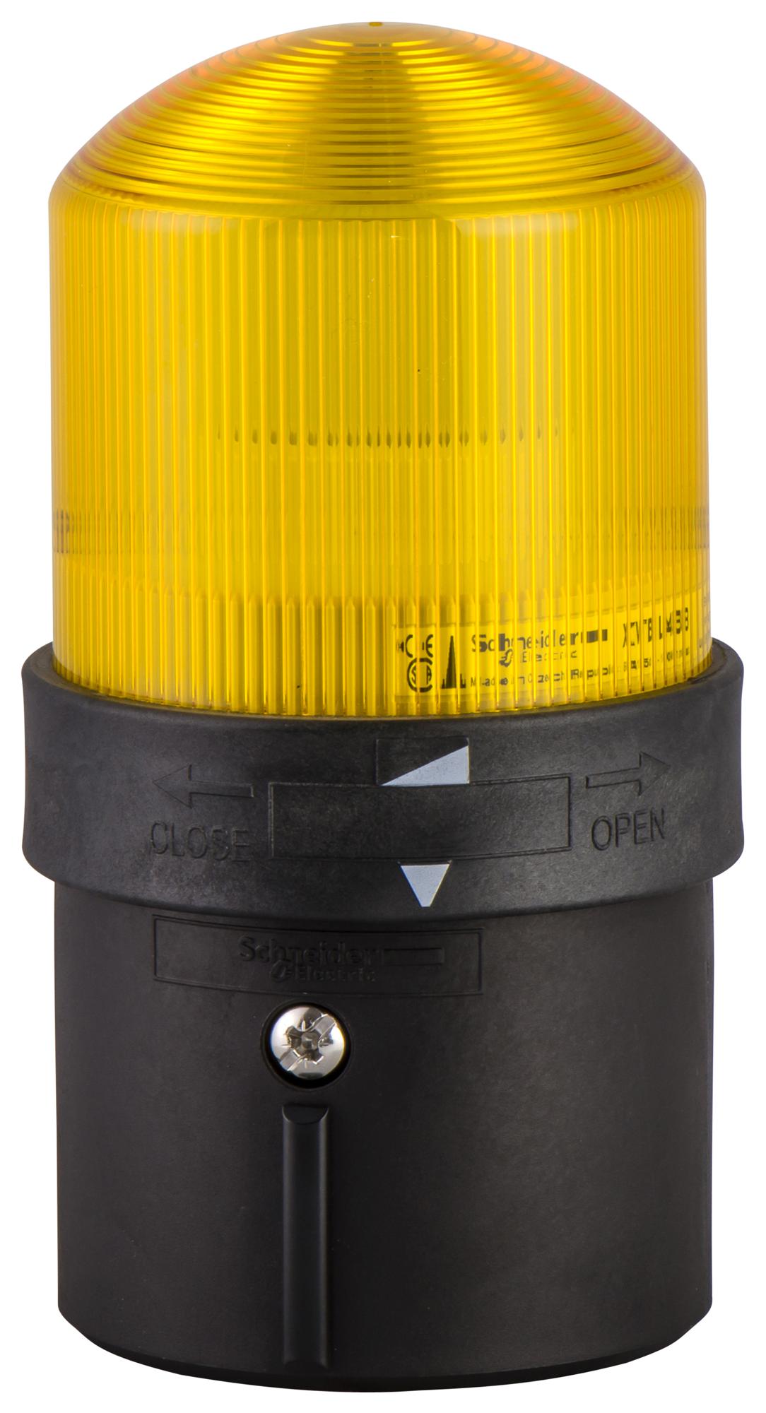 SCHNEIDER ELECTRIC Visual Signal Indicator Units XVBL1B8 VISUAL INDICATOR, FLASHING, YELLOW, 70MM SCHNEIDER ELECTRIC 3116069 XVBL1B8