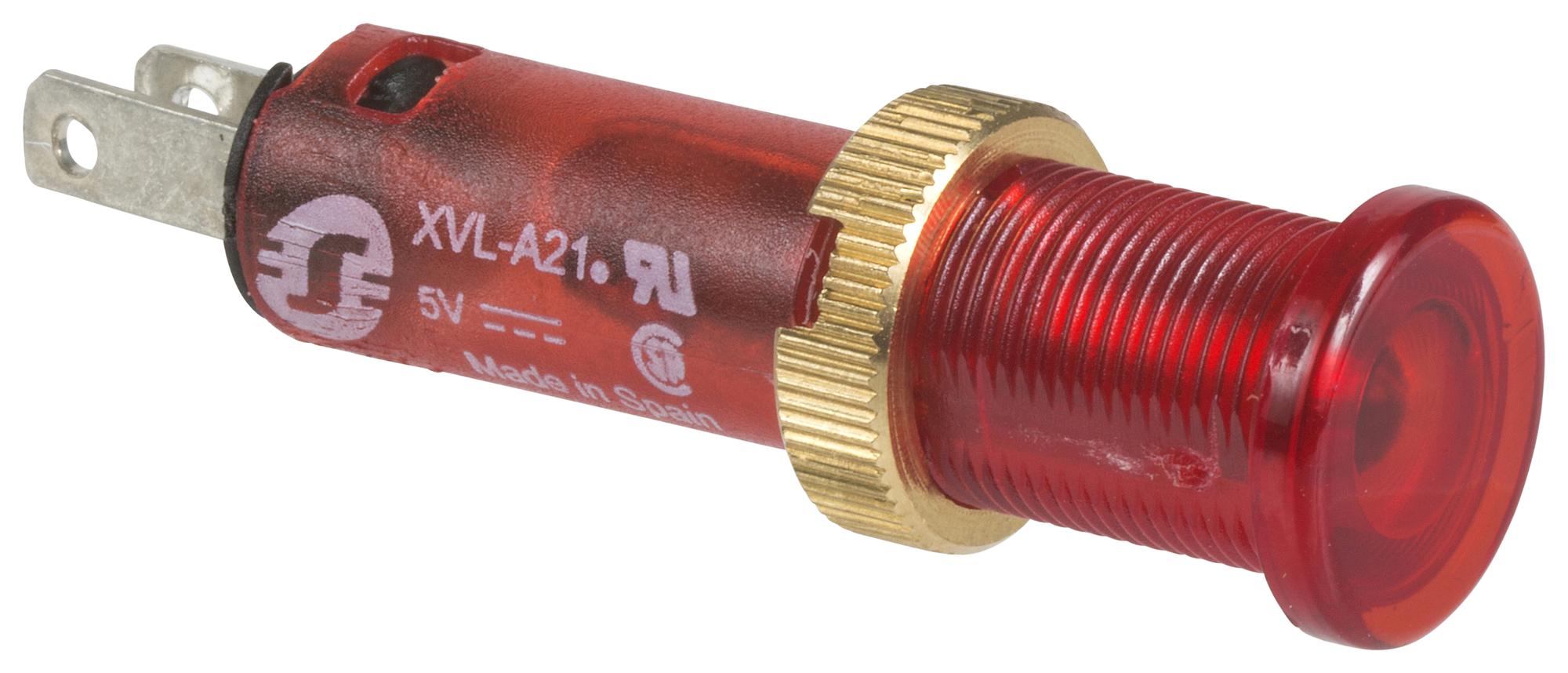 SCHNEIDER ELECTRIC Contact Blocks XVLA234 PILOT LIGHT, RED, 8MM, 24V SCHNEIDER ELECTRIC 3129280 XVLA234
