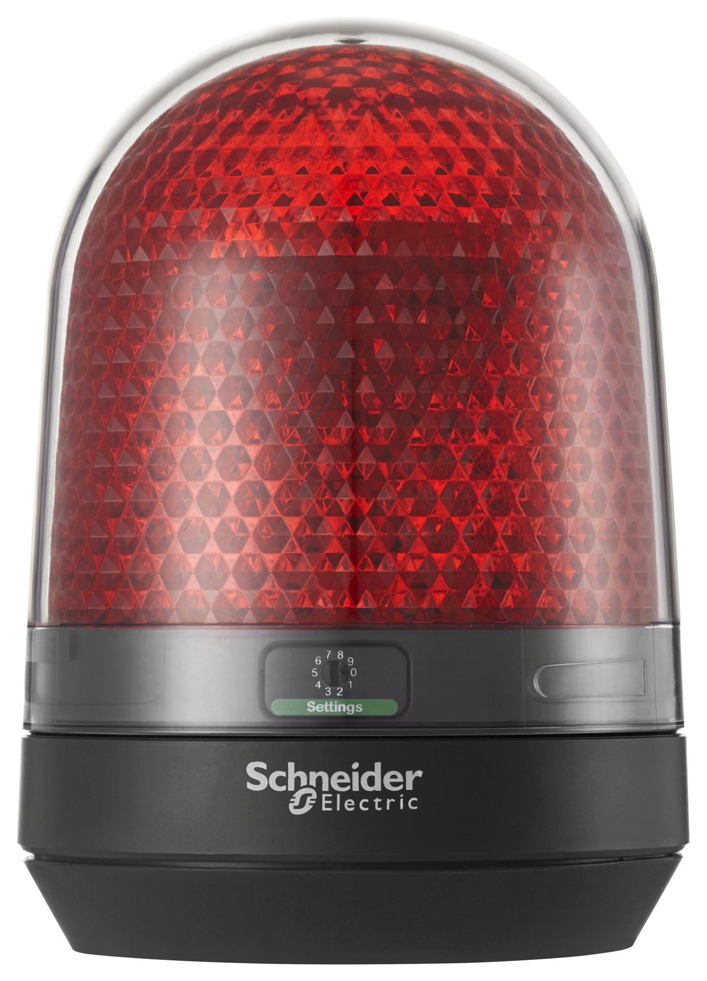 SCHNEIDER ELECTRIC Visual Signal Indicator Units XVR3M04 VISUAL INDICATOR, FLASH/ROTATE, RED SCHNEIDER ELECTRIC 3116126 XVR3M04