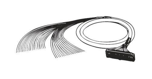 OMRON I/O Cable Assemblies XW2Z-0100FN-L I/O CABLE CONTROLLERS ACCESSORIES OMRON 3413654 XW2Z-0100FN-L