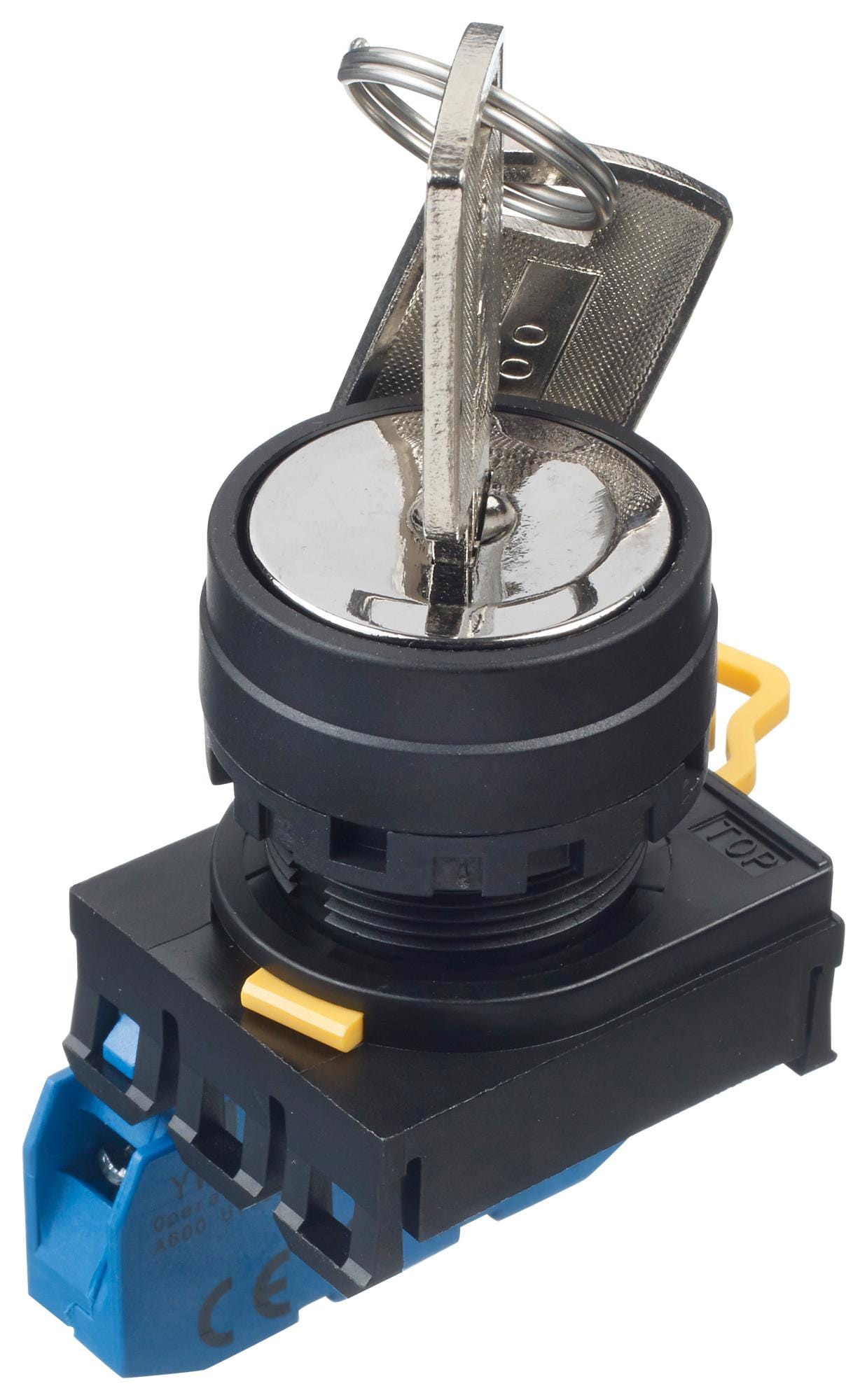 IDEC Key Operated YW1K-31BE21 KEYLOCK SW, DPST-NO, SPST-NC, 3 POS, 10A IDEC 2833858 YW1K-31BE21