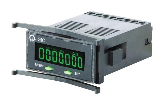 GIC Timers Z2221N0G2FT00 HOUR METER/COUNTER, 7 DIGIT, RELAY O/P GIC 2811531 Z2221N0G2FT00