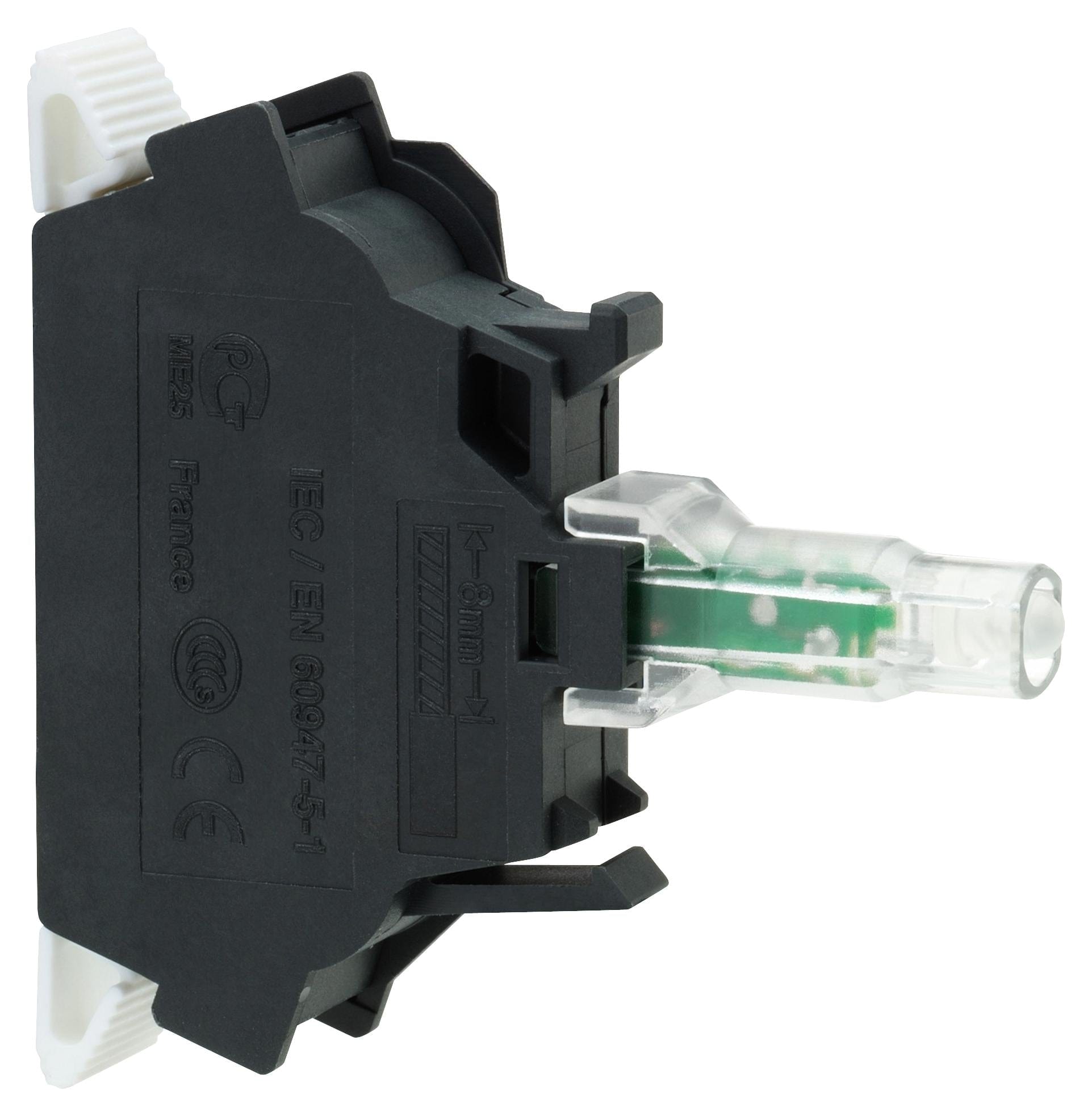 SCHNEIDER ELECTRIC Lamps ZBVB15 SW LAMP, LED, 24V, WHT, METAL OPERATOR SCHNEIDER ELECTRIC 2614808 ZBVB15