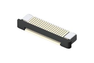 SAMTEC FFC/FPC ZF5S-15-01-T-WT-TR CONNECTOR, FFC, R/A, 15POS, 1ROW, 0.5MM SAMTEC 3675702 ZF5S-15-01-T-WT-TR
