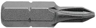 446-0X - HEX BIT, PHILLIPS, #0X25MM, TOOL STEEL - UTICA