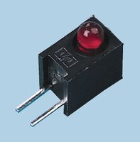 HLMP-1700-B00A2 - LED, Red, Through Hole, T-1 (3mm), 2 mA, 1.7 V, 626 nm - BROADCOM