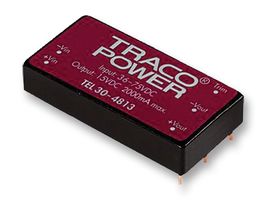 TEL 30-2412 - Isolated Through Hole DC/DC Converter, ITE, 2:1, 30 W, 1 Output, 12 V, 2.5 A - TRACO POWER