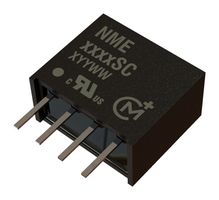 NME0512SC - Isolated Through Hole DC/DC Converter, 1kV Isolation, ITE, 1:1, 1 W, 1 Output, 12 V, 83 mA - MURATA POWER SOLUTIONS