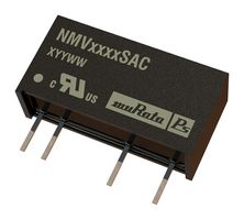 NMV0512SAC - Isolated Through Hole DC/DC Converter, 3kV Isolation, ITE, 1:1, 1 W, 1 Output, 12 V, 84 mA - MURATA POWER SOLUTIONS