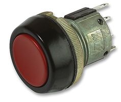 76-9410/439088R - Industrial Pushbutton Switch, 76-94, 22.5 mm, SPDT-DB, Flush, Red - ITW SWITCHES