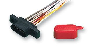 DCDA-15S6E518.OB-LF - Micro D Cable Assembly, Micro-D Receptacle to Free End, 15 Ways, 18 ", 457 mm - CINCH CONNECTIVITY SOLUTIONS