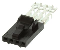 1-103957-4 - WIRE-BOARD CONNECTOR RECEPTACLE, 4 POSITION, 2.54MM - AMP - TE CONNECTIVITY