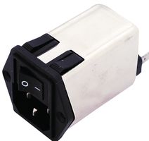 6CFE1. - POWER ENTRY MODULE, RECEPTACLE, 6A - CORCOM - TE CONNECTIVITY