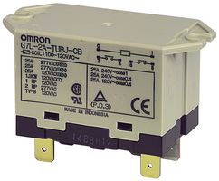 G7L-1A-TUB-J-CB-AC24 - RELAY, SPST-NO, 277VAC, 25A - OMRON ELECTRONIC COMPONENTS