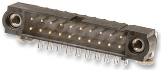 M80-5401042 - Pin Header, Dual in Line, Wire-to-Board, 2 mm, 2 Rows, 10 Contacts, Through Hole Right Angle - HARWIN