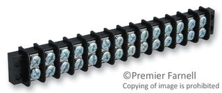38770-0114 - TERMINAL BLOCK, BARRIER, 14POS, 14AWG - MOLEX