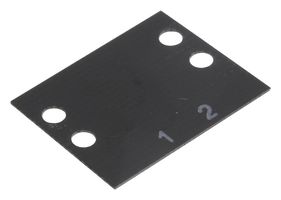 MS-2-140 - TERMINAL BLOCK MARKER, 1 TO 2, 9.53MM - CINCH CONNECTIVITY SOLUTIONS