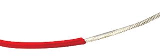 8524 002100 - HOOK UP WIRE, 100FT, 22AWG, COPPER, RED - BELDEN