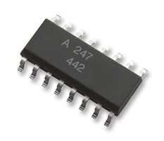 ACPL-844-300E - Optocoupler, Transistor Output, 4 Channel, Surface Mount DIP, 16 Pins, 50 mA, 5 kV, 20 % - BROADCOM