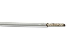 44A0111-24-9 - Wire, Stranded, Hook Up, Spec44, PVDF, White, 24 AWG, 0.24 mm², 328 ft, 100 m - RAYCHEM - TE CONNECTIVITY