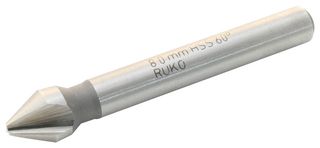 102202 - Countersink Bit, High Speed Steel, 60° Counter Angle, Right Hand Cut, 8mm - RUKO