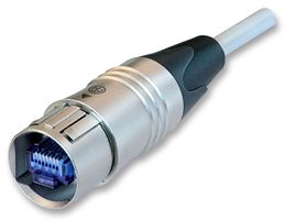 NKE6S-10 - Ethernet Cable, Patch Lead, Cat6, RJ45 Plug to RJ45 Plug, Grey, 10 m - NEUTRIK