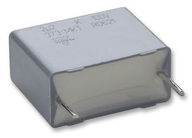 BFC237353104 - General Purpose Film Capacitor, Metallized PET, Radial Box - 2 Pin, 0.1 µF, ± 10%, 220 V, 400 V - VISHAY