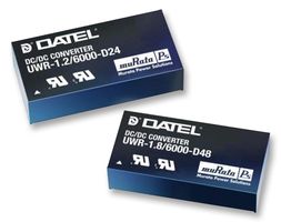 UWR-5/2000-D12A-C - Isolated Through Hole DC/DC Converter, 2:1, 10 W, 1 Output, 5 V, 2 A - MURATA POWER SOLUTIONS